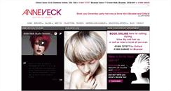 Desktop Screenshot of anneveckhair.com