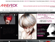 Tablet Screenshot of anneveckhair.com